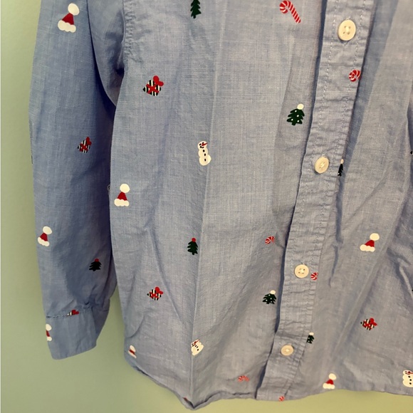 H&M Christmas Button Down Shirt - Picture 3 of 6